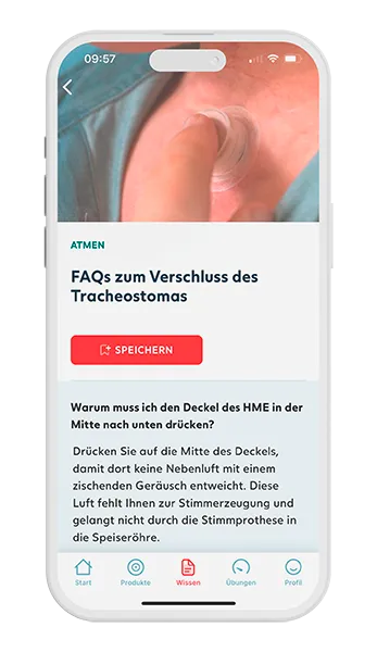 Atos MyLife App Artikel auf dem Smartphone